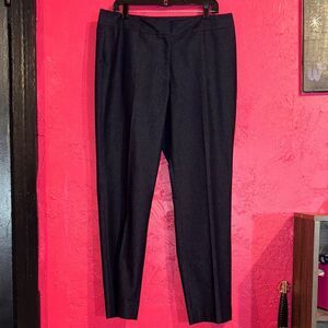 Anne Klein brushed denim hi rise denim look Trousers. Dark blue. Sz 14.